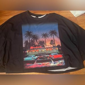 Shein crop top size XL